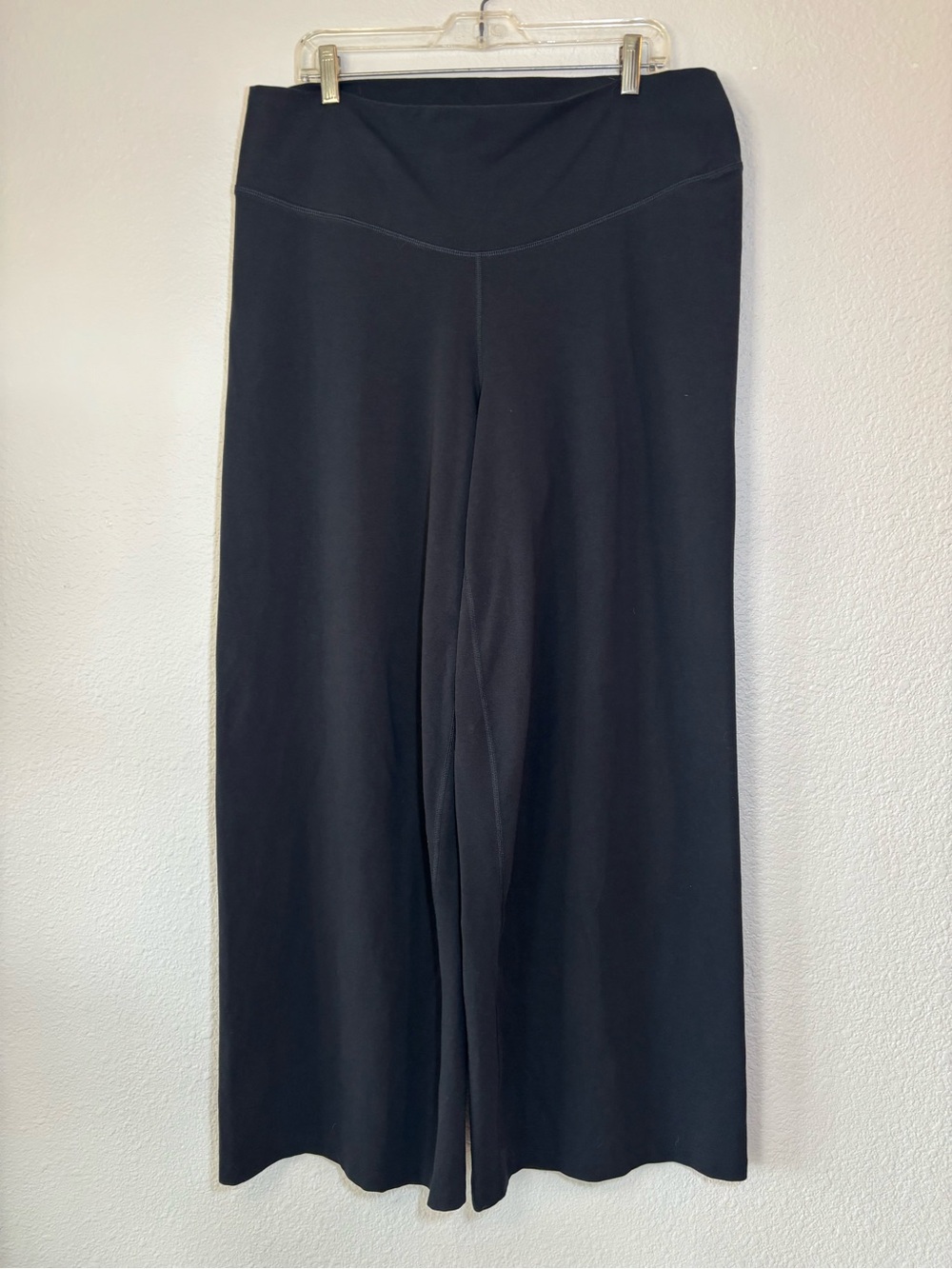 Old Navy Active Women's Black Extra High Waist Wide Leg Pants X-large Athleisure